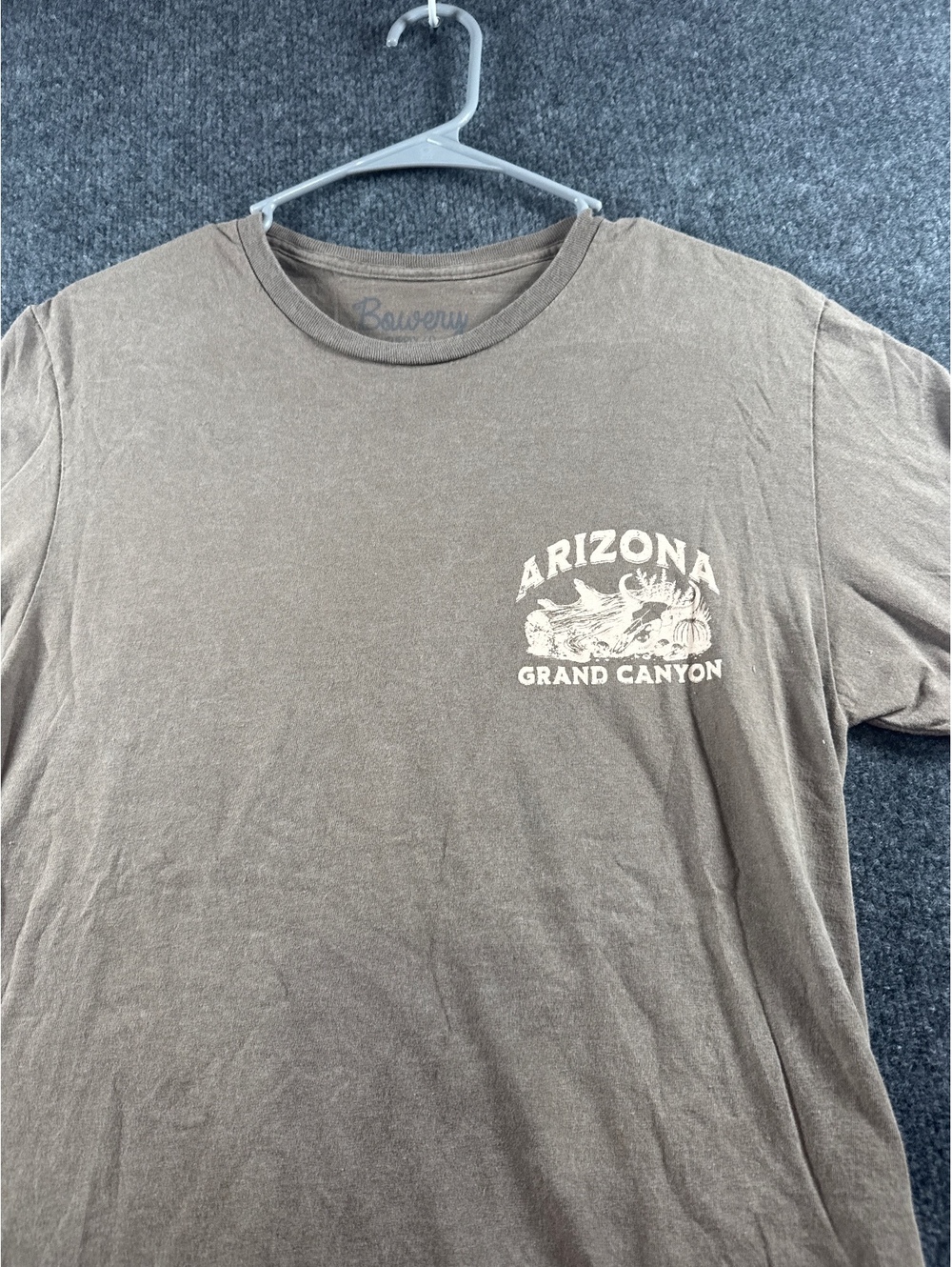 Arizona Grand Canyon National Park Graphic T Shirt Mens M Brown Desert Hiking